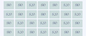 Millionaire Row $1000 Emergency Fund Savings Tracker